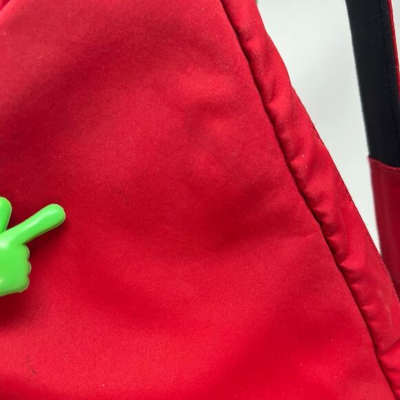 AMERIBAG Unisex One Size Red Microfiber Crossbody Sling Tote Healthy Back Bag - Picture 11 of 14